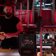 Amos Burton (Wes Chatham) aboard a red-hued Rocinante on The Expanse.